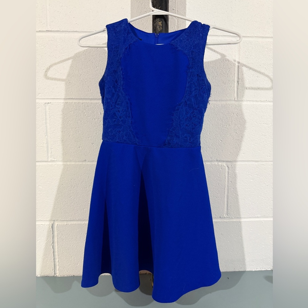 Girls royal blue dress